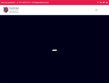 Tablet Screenshot of mywestford.com